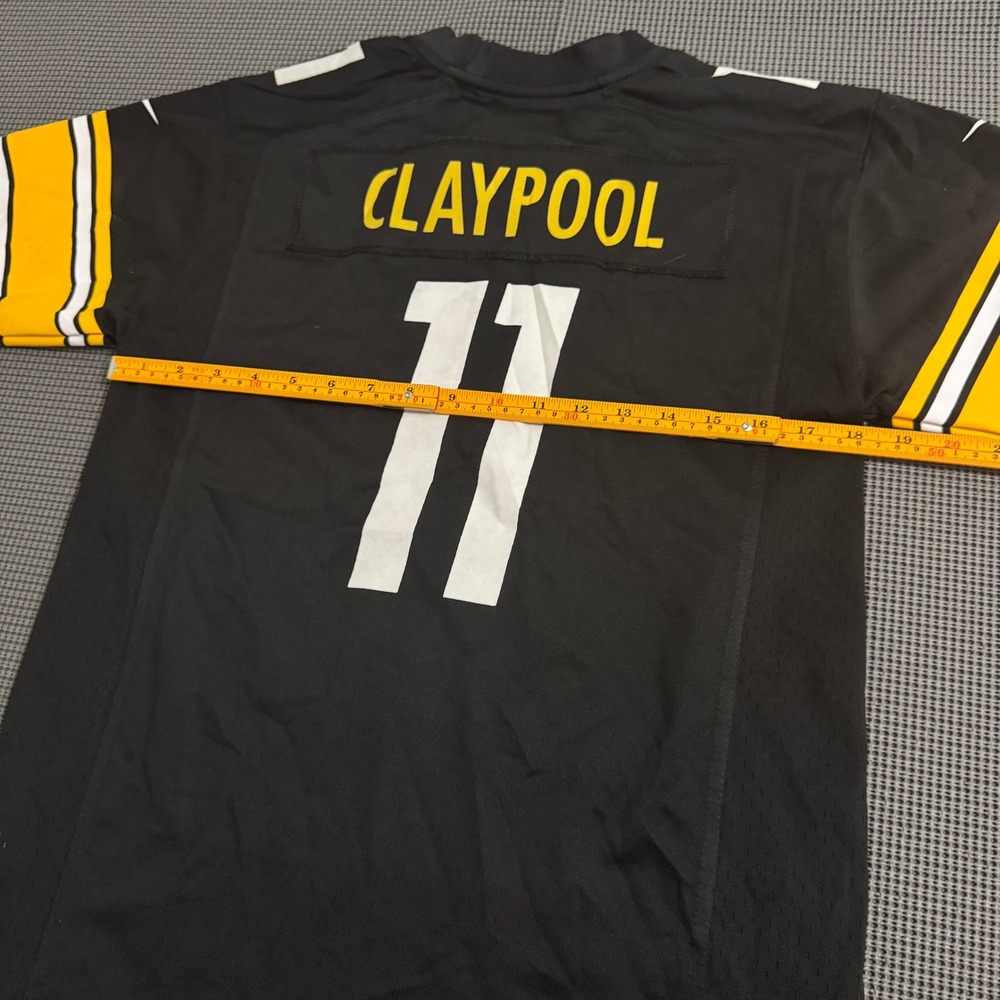 Nike Pittsburgh Steelers Chase Claypool 11 Youth Large Black NFL Jersey - Picture 7 of 7